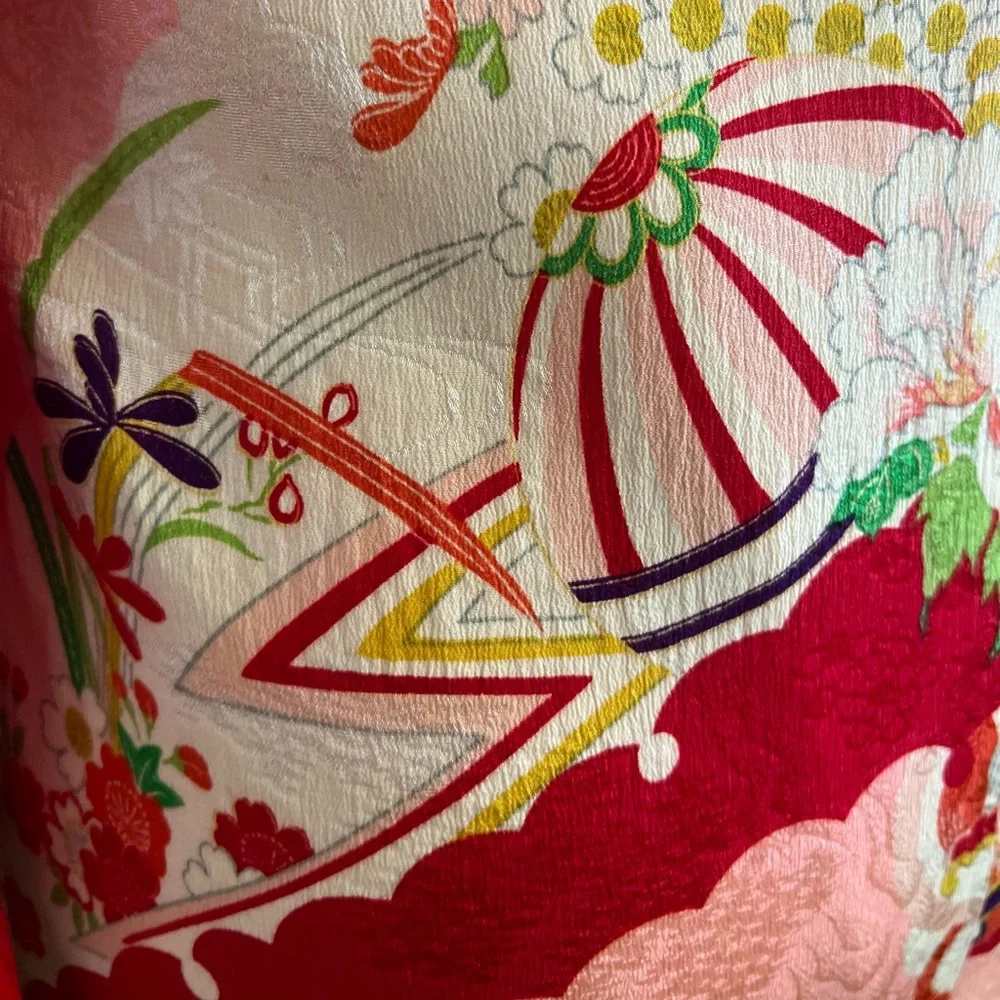 Antique Silk Kimono - Picture 4 of 10